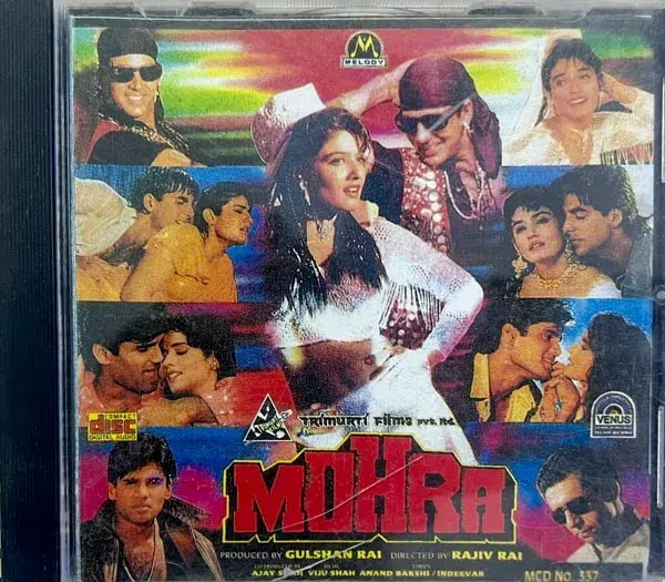 Mohra audio cd - Hindi Film Songs - Venus MCD No 337