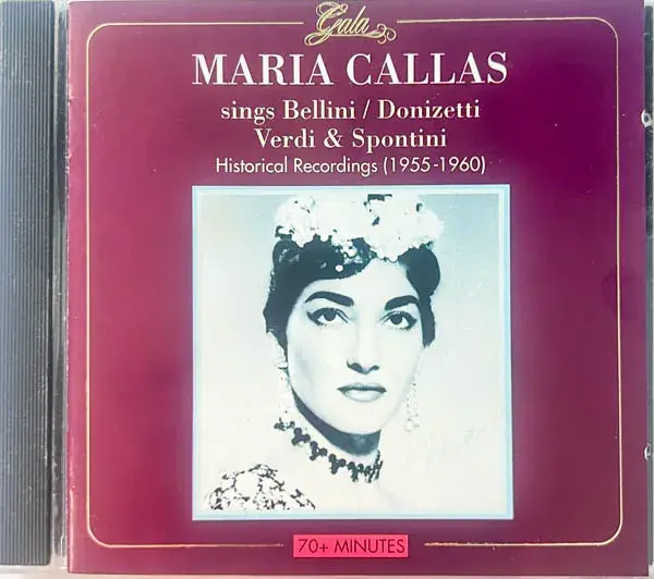Maria Callas-Sings Bellini/Donizetti/Verdi & Spontini Historical Recording