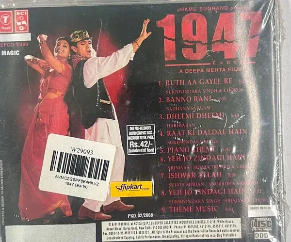 1947 audio cd Sealed -Hindi Film Song- T-Series SFCD -1/499