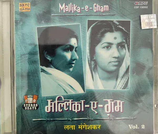 Mallika -E-Gham Lata Mangeshkar Vol.2 Audio cd -Hindi Film Songs -Saregama