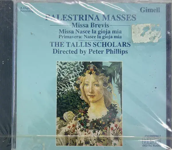 Palestrina: Missa Brevis audio cd- English Classical - Gimell 4549082