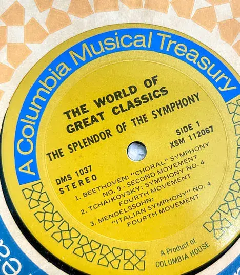 The World of Great Classics Vinyl (Ten) LP Records 33.3 rpm