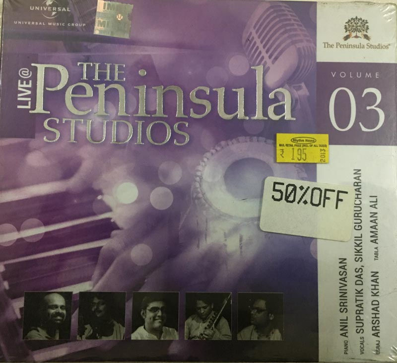 The Peninsula Studios -Volume 03 audio cd - English Songs - Sealed - Universal
