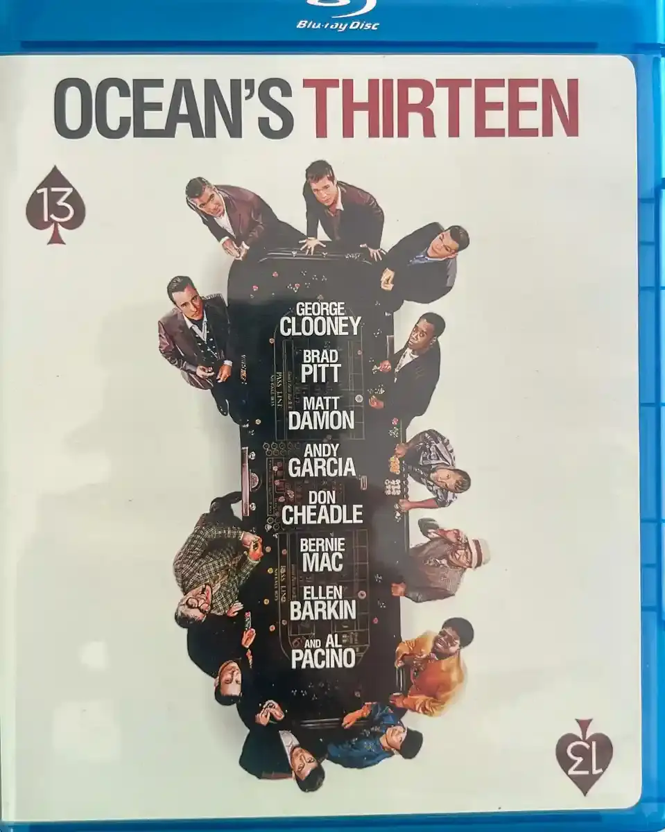 Ocean's Eleven,Twelve,Thirteen Bluray - English Movie - 3 Cd Pack - Warner Bros