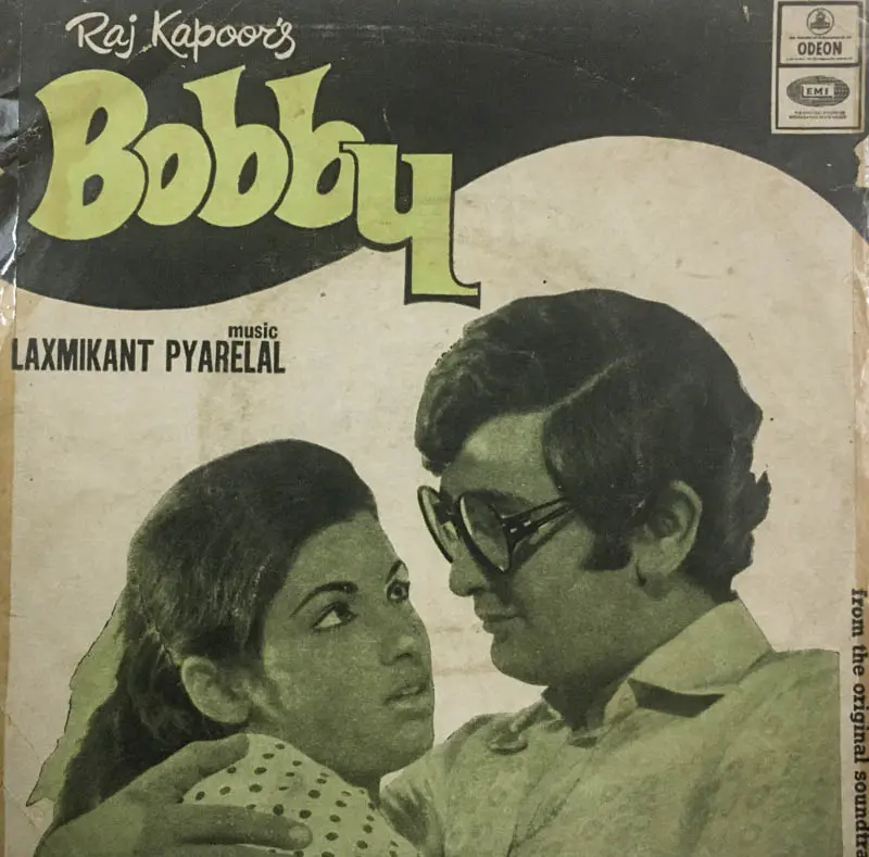 Bobbu Vinyl Record EP 45 rpm- Hindi Films Songs - Odeon EMOE 2347