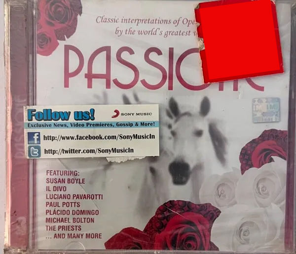 Passione Audio Cd - English Songs - Sony Music 88697856922 - Sealed