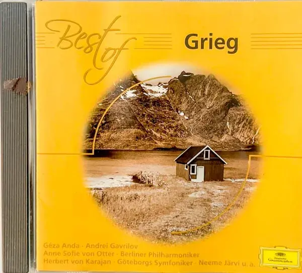 Best Of Grieg audio cd- English Song-Universal 442 9877