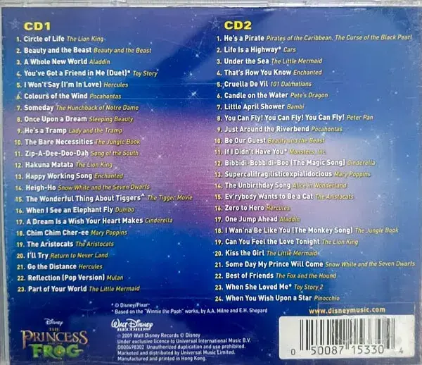 The Magic Of Disney audio cd - 2 cd pack -English Songs - Want Disney D000498302