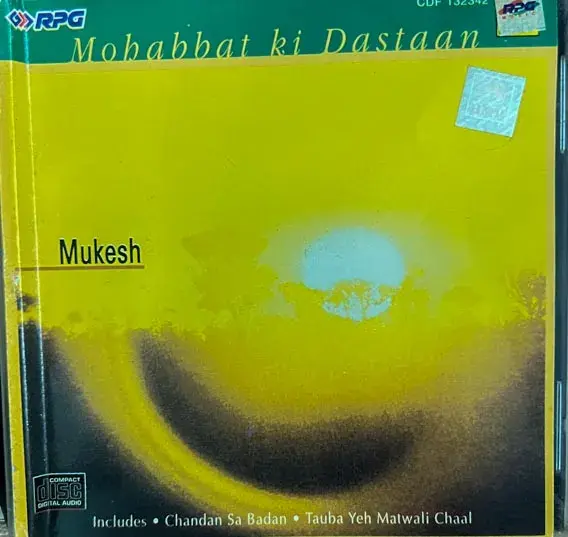 Mohabbat Ki Dastaan - Mukesh audio cd - Hindi Film Songs - HMV 132342