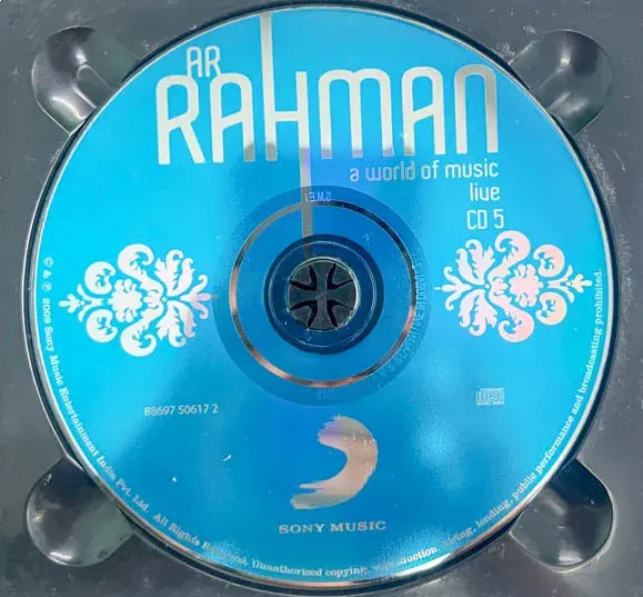 Thumbnail: A.R.Rahman A World Of Music audio cd + 1 DVD Cd - 6 cd Pack - Sony Music