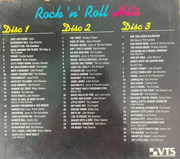 Thumbnail: Rock 'N' Roll Hits audio cd -English Songs -2 cd pack - Mcps VTS