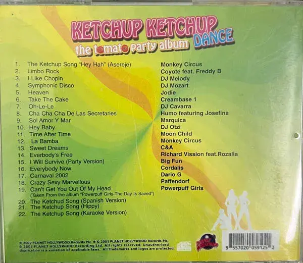 Ketchup Ketchup Dance The Tomato Party Album -English Songs -Hollywood Records