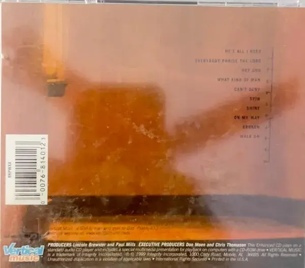 Lincoln Brewster-audio cd-English Song-Sealed-Vertical Music 14012