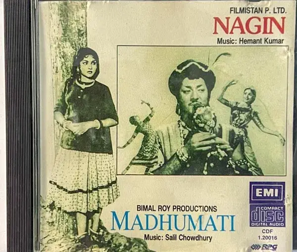 Nagin - Madhumati audio cd - Hindi Film Songs - EMI Made In England