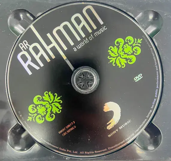 Thumbnail: A.R.Rahman A World Of Music audio cd + 1 DVD Cd - 6 cd Pack - Sony Music