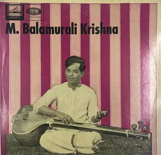 M.Balamurali Krishna Vinyl LP 33.3 RPM Record- Classical - HMV ECLP 2376