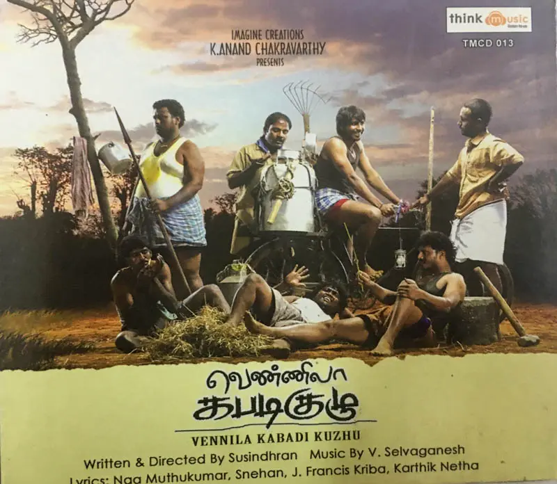 Vennila Kabadi Kuzhu audio cd - Tamil Films Songs - Think Music PKD - 2008