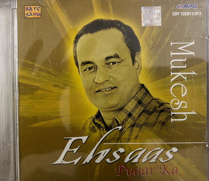 Ehsaas Mukesh audio 2 cd - Hindi Film songs  -  Saregama CDF 132911/912 - Image 1
