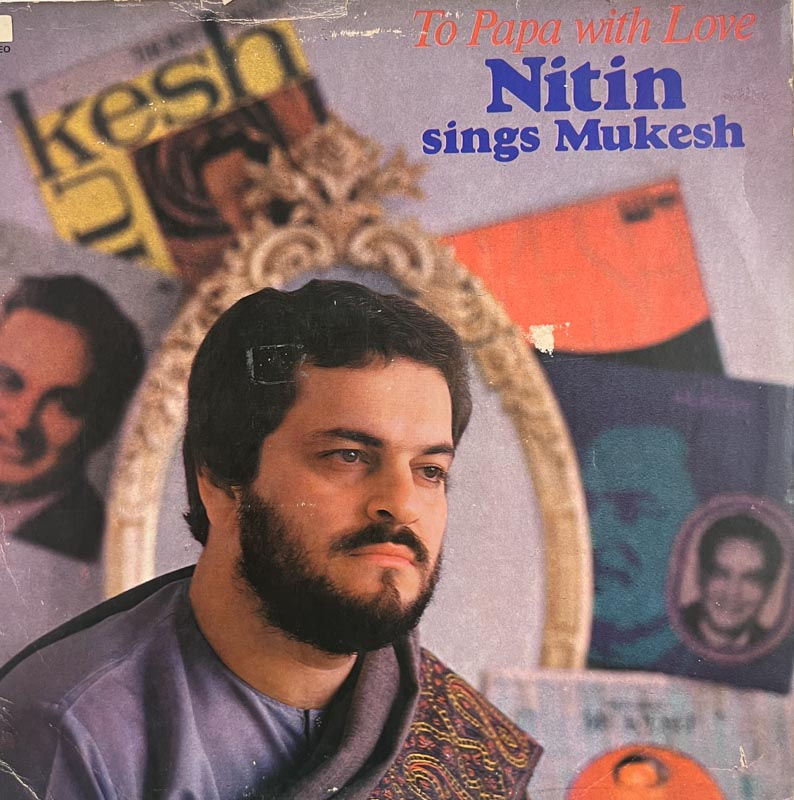 Nitin songs Mukesh - Vinyl Record LP - Hindi Film Songs