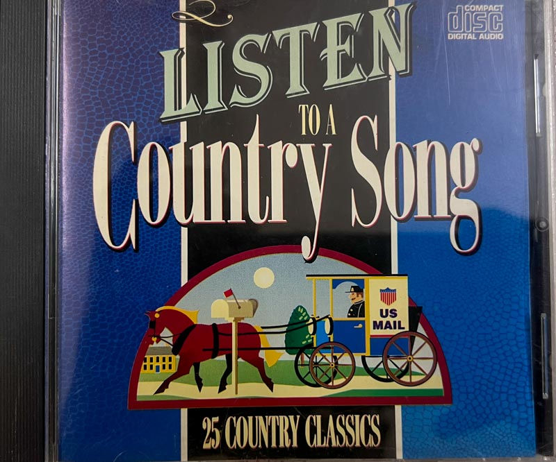 Listen To A Country Song - audio cd - English songs - Imported