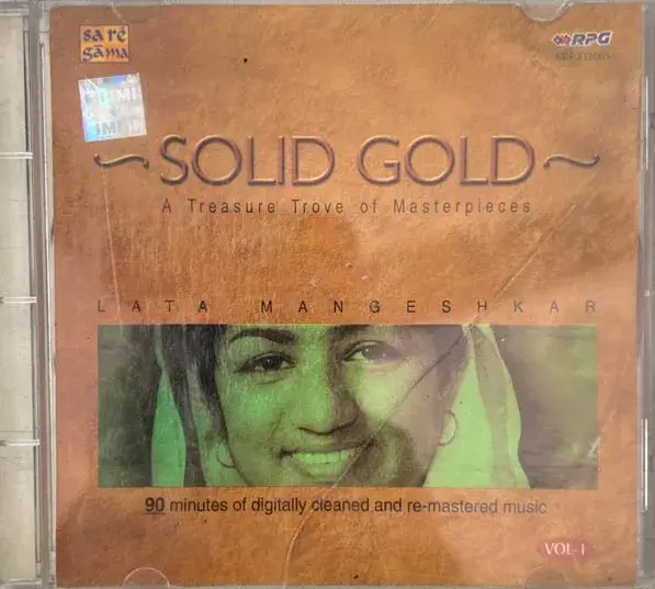 Solid Gold Lata Mangeshkar audio cd - Hindi Film Songs - Saregama CDF 332005