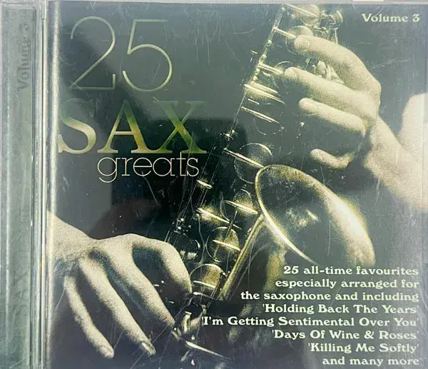 25 Sax Greats Vol-3 audio cd - English Songs - Time Music TMI659