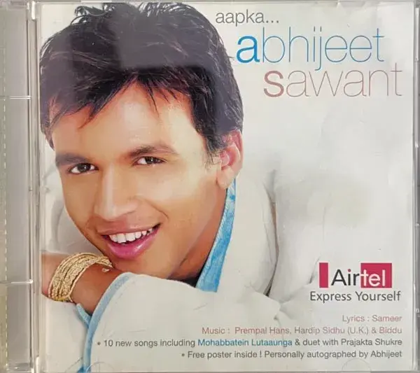 Aapka Abhijeet Sawant Audio Cd - Hindi Film Songs - Sony BMG 5201282