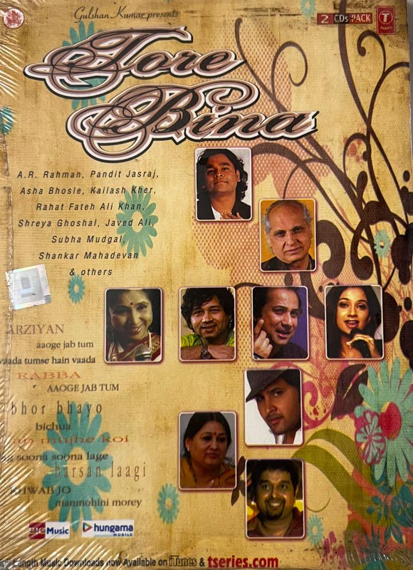 Tore Bina Audio Cd - Hindi Film Songs - T-series SFCD 1-1545 - Sealed