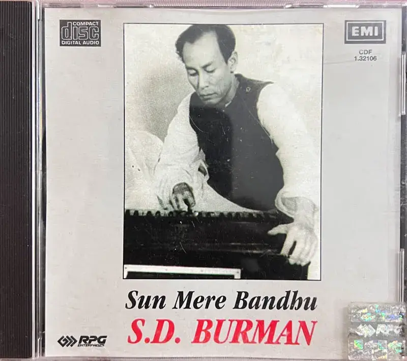 Sun Mere Bandhu S D Burman audio cd - Hindi Film Songs - EMI Made in England
