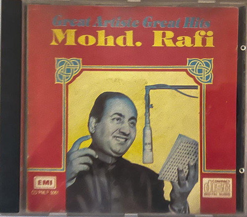 Ali Rafi Sound Great Artiste Great Hits Mohd Rafi. audio cd - Hindi film songs - EMI ...
