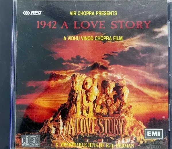 1942 A Love Story audio cd - Hindi Film Songs - EMI CDF 110048 Made In England