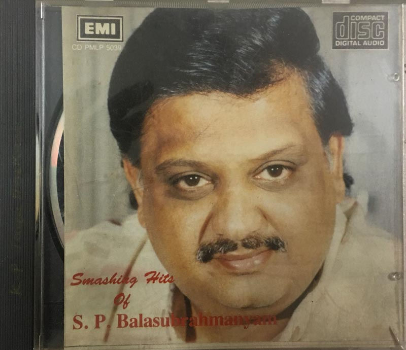 Smashing Hits of S P Balasubramaniam - EMI CD PMLP 5039 Made in England