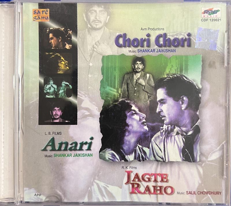 Chori Chori - Anari - Jagte Raho CD - Film songs - Mint - Saregama CDF 120021