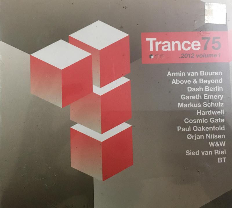 Trance 75 .2012 Volume-1 audio cd - 2 cd Pack-English Songs -Sealed - Sony Music