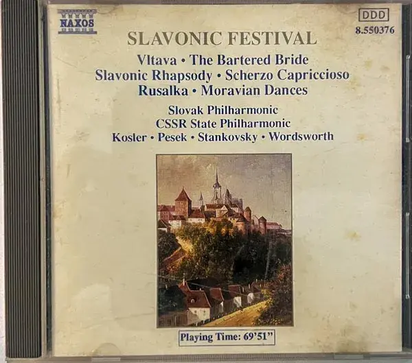Slavonic Festival Audio Cd - English Songs - Naxos 8.550376
