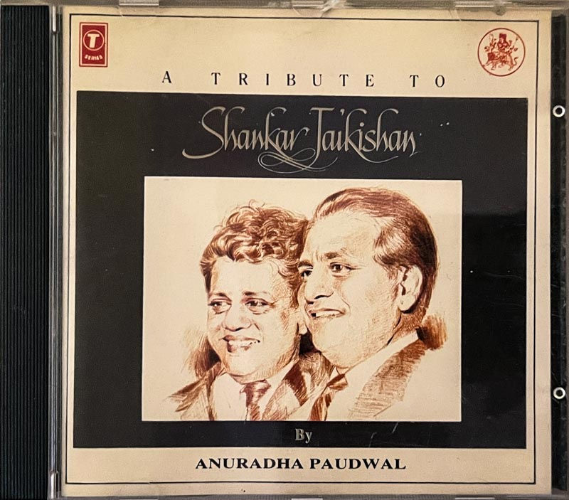 A Tribute by Shankar Jaikishan by Anuradha Paudwal audio cd - Hindi Songs
