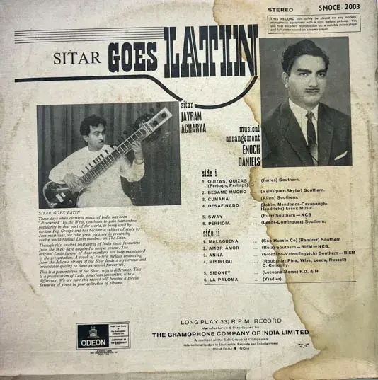 Thumbnail: Sitar Gose Latin LP33.3rpm Vinyl -Instrumental - Odeon S/MOCE 2003