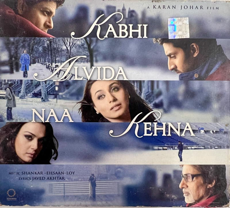 Kabhi Alvida Naa Kehna audio cd -  Hindi Film Songs - Sony BMG