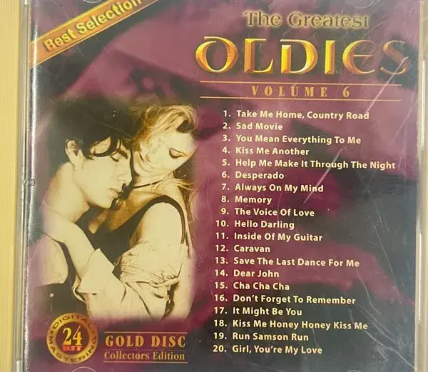 The Greatest Oldies Vol-6 audio cd - English Songs - 24Bit SP 8116