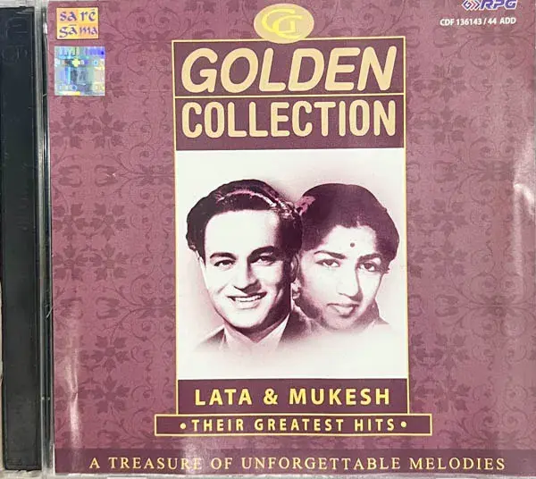 Golden Collection-Lata -Mukesh audio cd - Hindi Film songs -2 cd pack-Saregama