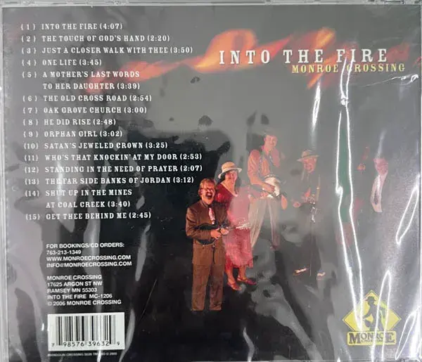 Into The Fire audio cd - English Songs - Sealed - Monroe Crossing Mc 1206 - Image 2