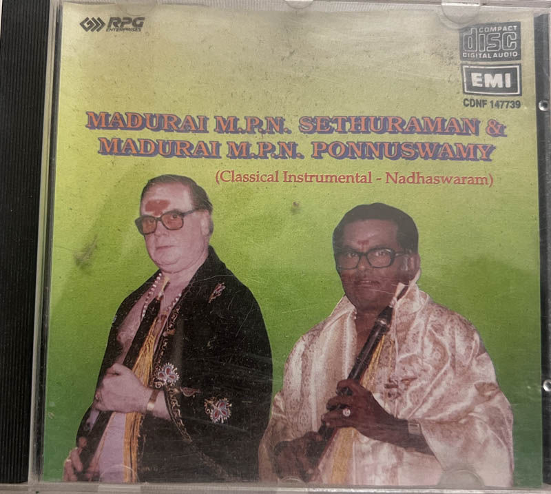 Madurai M.P.N.Sethuraman - M.P.N.Ponnusamy audio cd - Instrumental - EMI