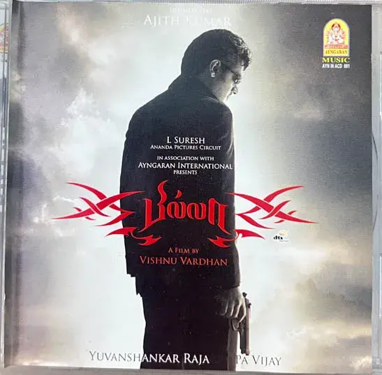 Billa audio cd - Tamil Film Songs - Ayngaran Music AYN IN ACD 001