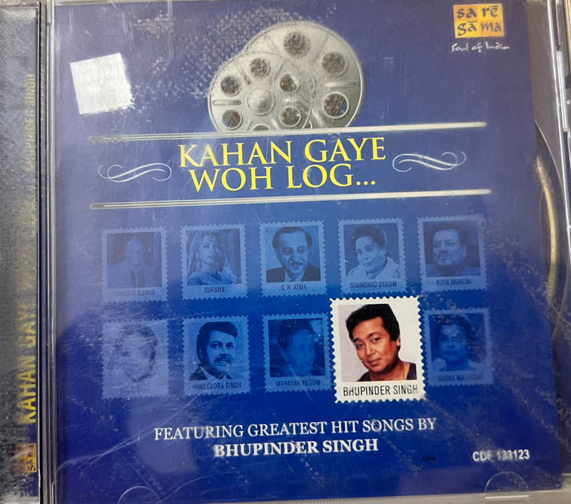 Kahan Gaye Woh Log Audio CD - Hindi Film Songs - Saregama CDF 133123