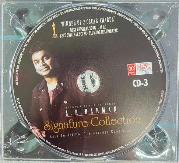 Thumbnail: A.R.Rahman Signature Collection audio cd - 3 cd Pack - T Series SFCD 1-1399