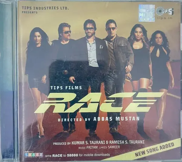 Race audio cd - Hindi Film Songs - Tips TCCD 7511