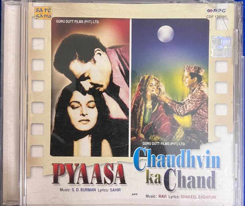 Pyaasa - Chaudhvin Ka Chand audio CD - Film songs - Unused - Saregama CDF 120491