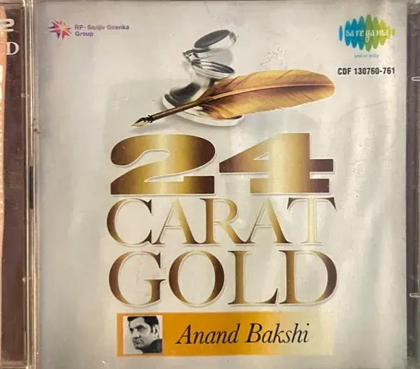 24 Carat Gold Anand Bakshi audio cd - 2 cd pack - Hindi Film Songs -Saregama