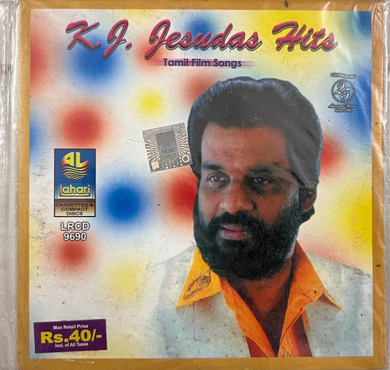 K J Jesudoss Hits Audio cd - Tamil Film Songs -Sealed- Lahari 9690