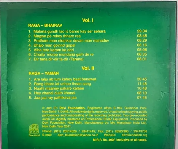 Thumbnail: Rasan Piya -audio cd 2cd Pack-Hindi Film Songs